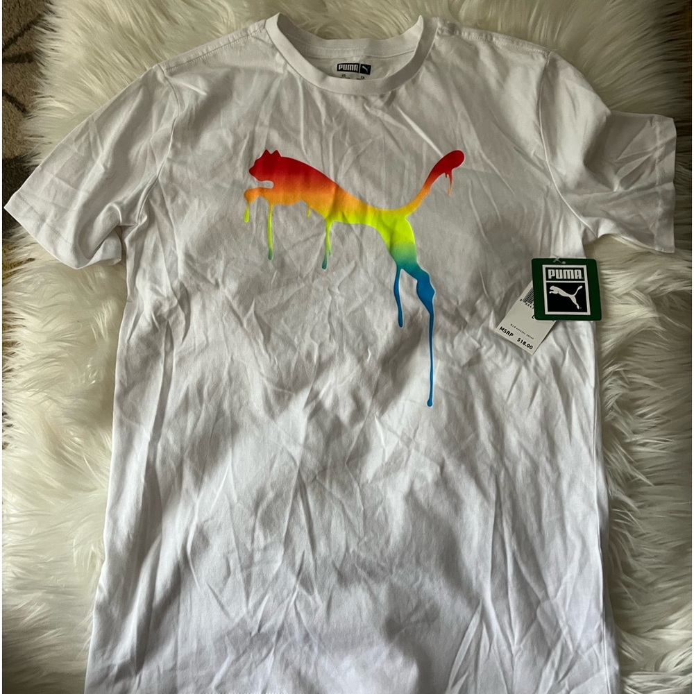 Puma Boys Tee size Large
